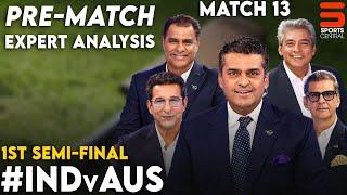 India vs Australia | (Pre-Match Show) Expert Analysis | THE DP WORLD DRESSING ROOM | Match 13 | ZA1F