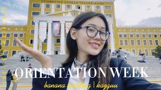 vlog | kazguu | orientation week 