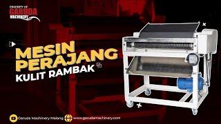 MESIN PERAJANG KULIT RAMBAK | Memotong kulit rambak dengan cara Cepat dan Efisien !