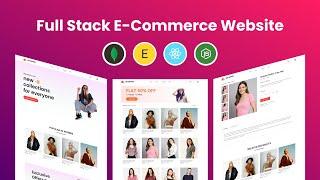 How To Create Full Stack E-Commerce Website Using React JS, MongoDB, Express & Node JS 2024