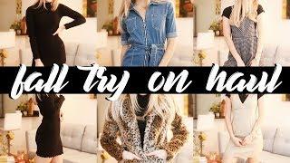 fall try on clothing haul 2018 | nyc street style and things I don't usually buy!