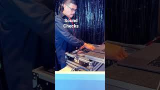 Sound Checks  using the QSC 12.2 #qsc #djservices