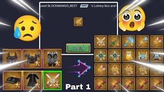 How To Got Rich Item Trade System & Lottery Box in Blockman Go Skyblock