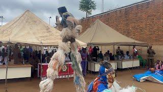 Chichiri Prison Inmates Showcasing African Nyau, Gule wamkulu Dance on Prison Health Day #africa