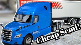 BIG Affordable RC Tractor Trailer! Diecast Masters Freightliner Cascadia