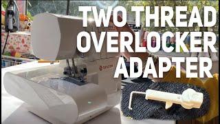 2. Thread Flatlock Stitch  Overlocker Machine  #SewWithAbi