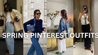 RECREATING SPRING PINTEREST OUTFITS 2025 | Casual Outfit Ideas