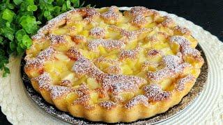 The most loved apple pie in Italy‼️You will make it every dayVery light, it melts in your mouth‼️