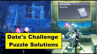 Date's Challenge Puzzle Solution Explained - Hydrological Studies in Byakuyakoku - Genshin Impact