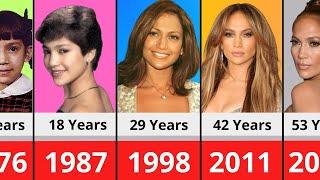 Jennifer Lopez Evolution 1987-2023  12 to 54 years old