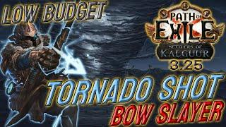 Low Budget Super Tanky Tornado Shot Bow Slayer Build Guide | Path of Exile [3.25]