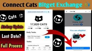 Cats Airdrop Withdrawal Bitget Cats Deposit Address & UID | Cats Token Withdrawal In Bitget Exchange