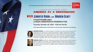 Jennifer Rubin with Warren Olney | America at a Crossroads