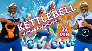 39-Minute Kettlebell Workout for Seniors and Beginners | Dumbbell Strength | Tone Your Body