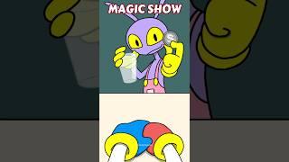 How!!TADC Jax vs Pomni Easy Magic Trick Tutorial Animation 10 #shrots #tricks #magic #tutorial