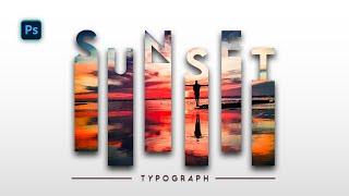 Create Stunning Typography Text Effect in Photoshop Tutorial