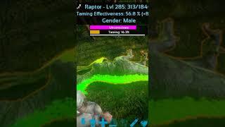 ark mobile raptor taming