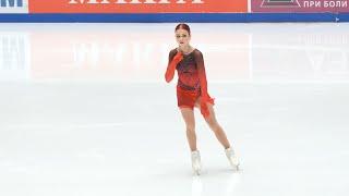 Alexandra Trusova - RusNats 2022 - SP warmup / Александра Трусова - ЧР  - разминка КП - 24-12-2021