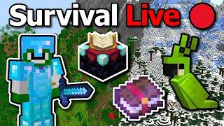 Minecraft 1.19 Survival LIVESTREAM Armor Upgrades, Enchanting Ep 4