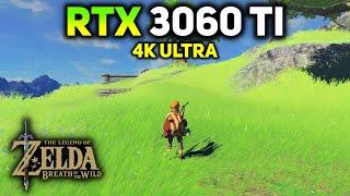 Zelda Breath of the Wild on RTX 3060 Ti | 4K ULTRA (Cemu Emulator)