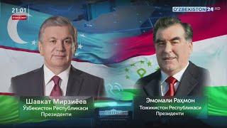 Ўзбекистон Президенти Тожикистон Президентини сайловда қозонган ғалабаси билан табриклади