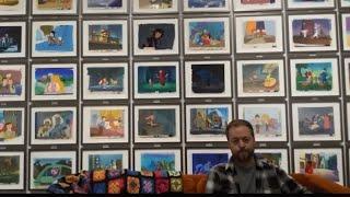 Cel Talk 10 - Trent Claus gives a tour of his art museum exhibit