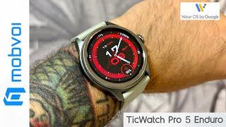 MOBVOI TicWatch Pro 5 Enduro with Wear OS by Google ( Unboxing and Hands-On )