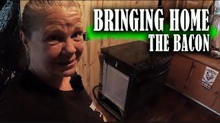 She Built a Tiny House - HUGE Farmhouse Kitchen Upgrade, Electric Stove Cord Replacement