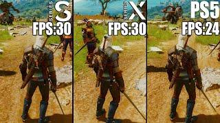 Series S vs. Series X vs. PS5 | The Witcher 3 Next Gen Update Loading, Graphics & FPS Comparison