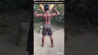 back workout using no equipment at home#homeworkout#fitness#back