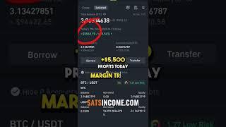 Margin trading on Binance +$5,500 profit #crypto #bitcoin #shorts