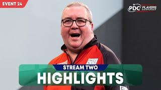 TON PLUS AVERAGES GALORE! Stream Two Highlights - 2024 Players Championship 24