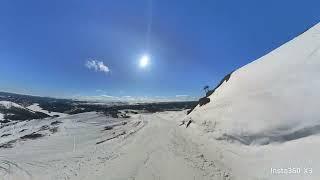 Åre skid resort mountain top slope line no82-1