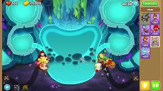 Bloons Tower Defense 6 | Luminous Cove | Hard - Magic Monkeys Only, Double HP MOABS | No Lives Lost