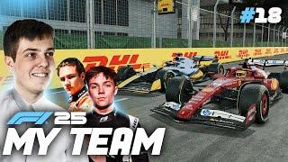 F1 25 My Team: THE TOUGHEST RACE OF THE YEAR! Round 18 Singapore