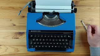 How To Use Silver Reed Manual Typewriter - Video Guide