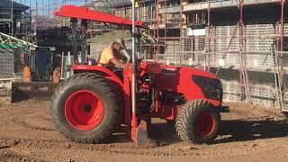 Saliba Ag Laser Blade on Kubota MX5100