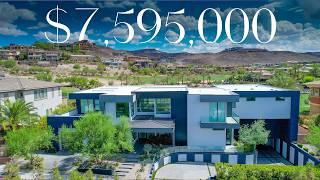 Inside a $7,500,000 MacDonald Highlands Modern Masterpiece with Front-Row Golf Course Views