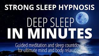 Deep Sleep Hypnosis  to Fall Asleep Fast | Reduce Anxiety & Stop Overthinking | Dark Screen