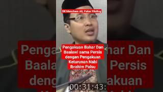 Dr Menachem Ali, Pakar Filolog • Beberkan Data Baru | Habib Bukan Cucu Nabi #menachemali