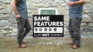 1620 Slim Fit Utility Pant Fit Comparison