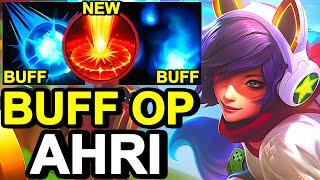 WILD RIFT CHINA TOP1 AHRI MID - NEW BROKEN BUFF Ahri Build Runes - Challenger Rank Gameplay