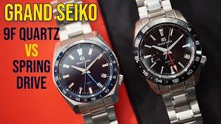 GRAND SEIKO - 9F Tough Quartz vs Spring Drive SBGE253 vs SBGN021 - Traveler GMTs Sport Collection