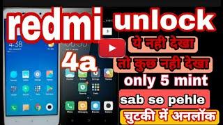 Redmi 4A Frp bypass(Mi.2016116) FRP Unlock or Google Account Bypass New trick Without Pc