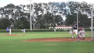 Tyler Rourke back handed glove flip play at 2nd