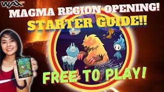 CRYPTURE WORLD Free-to-Play NFT Game, New Magma Region (STARTER GUIDE)