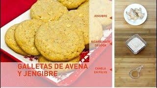 Galletas de avena y jengibre | Receta Fácil de preparar | Buen Provecho