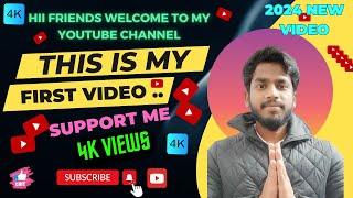 My First Video || On Youtube 2024 || Tech Chandu..#technical