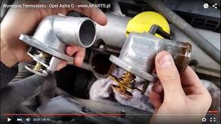 Jak wymienić TERMOSTAT ? Opel Astra G 1.6 16v X16XEL | ForumWiedzy