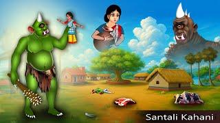 Danob A Jhalire Raj Hopon Ara | New Santali Cartoon Video 2025 | Santali Cartoon | B2 Santhali Carto